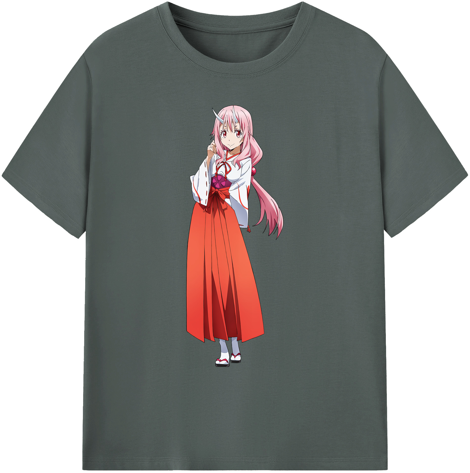（画像用） 転スラ Regarding Reincarnated to Slime 綿100％ メンズ半袖Tシャツ｜肌触りやわらか＆通気性